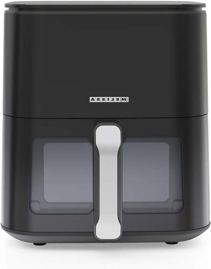 Digitale Heteluchtfriteuse Airfryer XL Gezond Frituren Met Kijkvenster 5 Liter Zwart