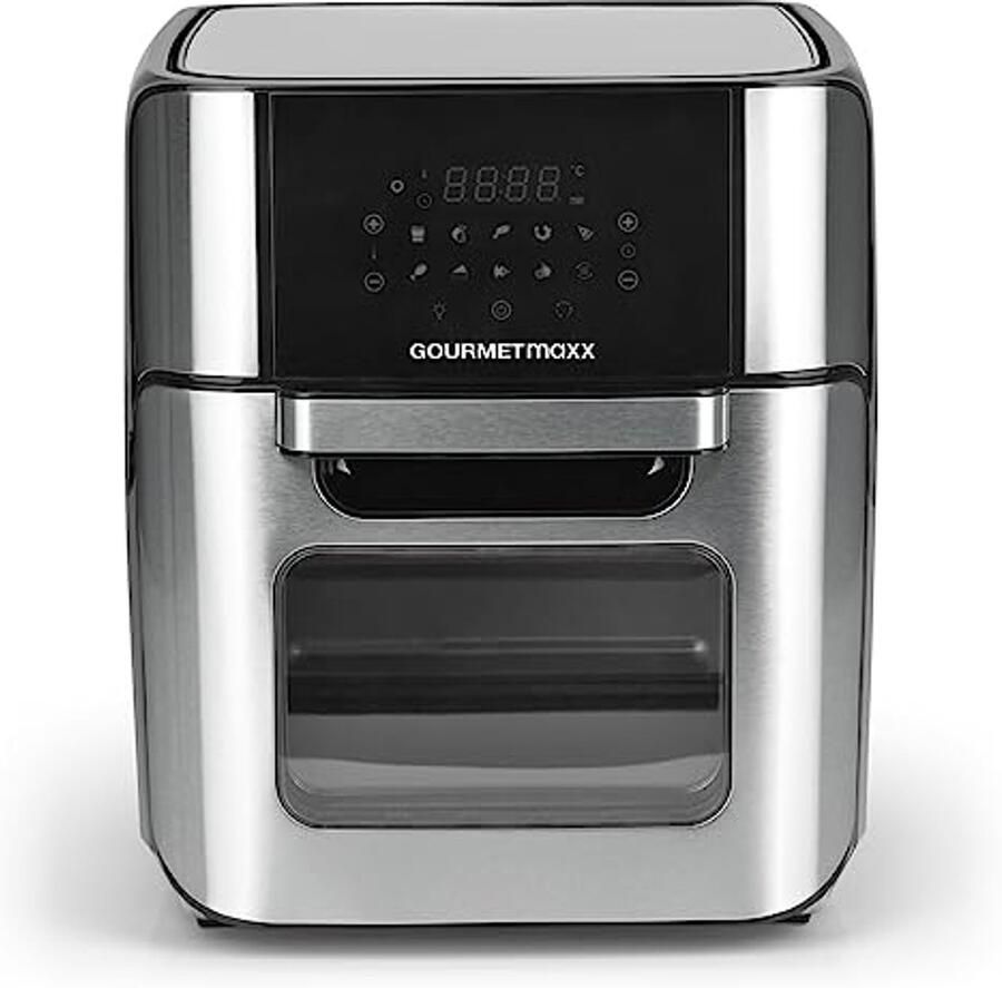 Digitale Heteluchtfriteuse XXL 12L RVS Oven met Timer en Touchdisplay