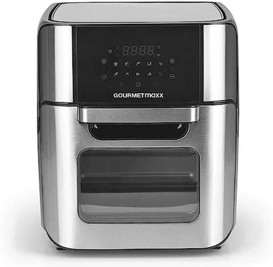 Digitale Heteluchtfriteuse XXL 12L RVS Oven met Timer en Touchdisplay