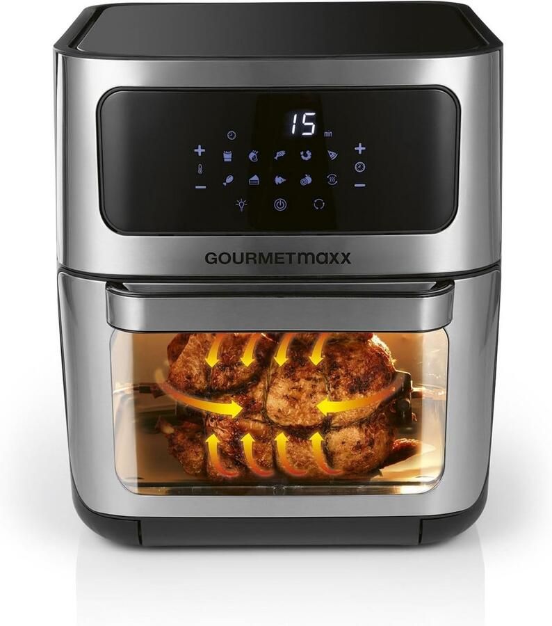 Digitale Heteluchtfriteuse XXL met Ovenfunctie en Kijkvenster