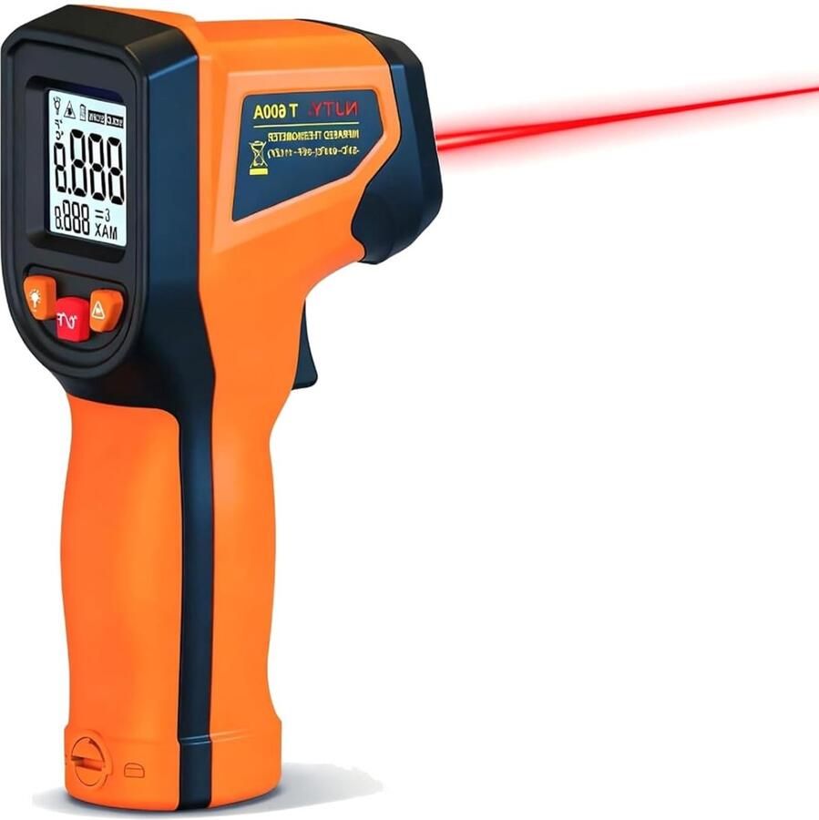 Digitale Infrarood Thermometer voor Koken Contactloze Temperatuurmeting van Voedsel Bereik -50 tot 600℃