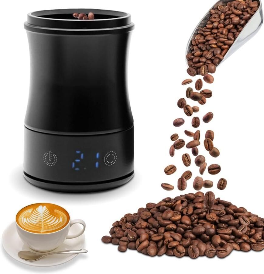 Digitale Koffieschaal met Timer Oplaadbaar via USB Multifunctionele Barista Weegschaal voor Espresso en Pour-over Draagbare Keukenweegschaal met LED Scherm en Nauwkeurige Metingen