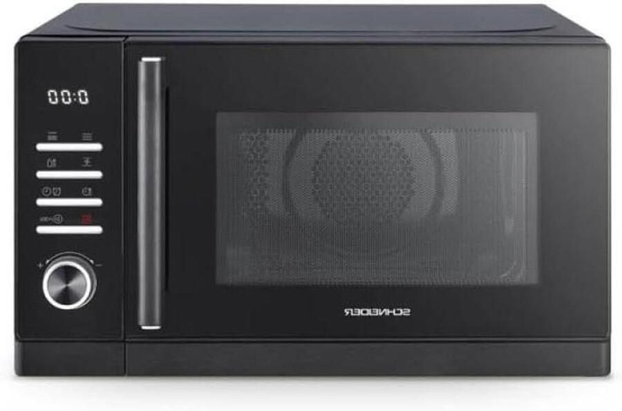 Digitale Magnetron Oven met Grill Snel Eten Bereiden Combinatie Magnetron Grill 25 Liter Zwart