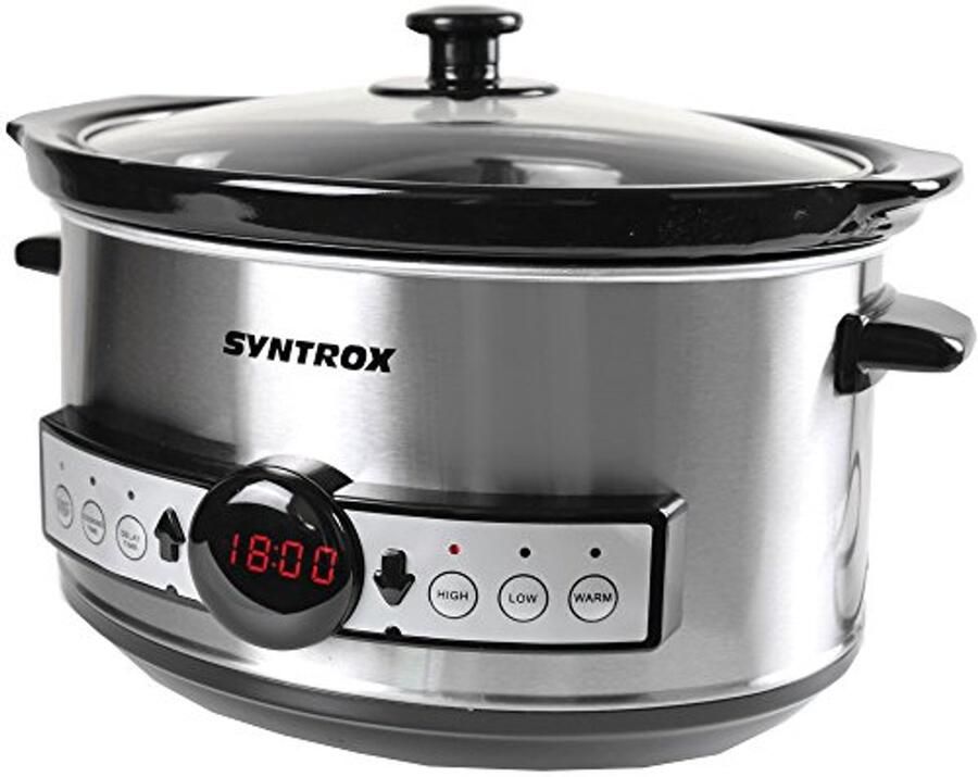 Digitale Slowcooker 3 5 Liter met Timer en Warmhoudfunctie - Foto 2