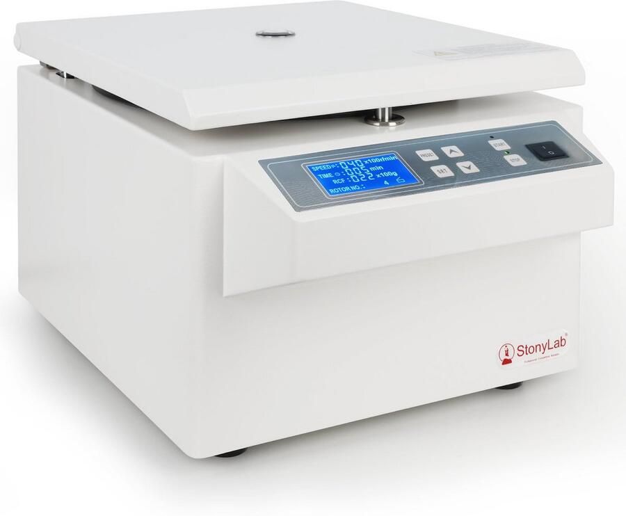 Digitale Low-Speed Tafelcentrifuge met 4000 RPM en 2400xg Kracht 12 x 15ml Rotor