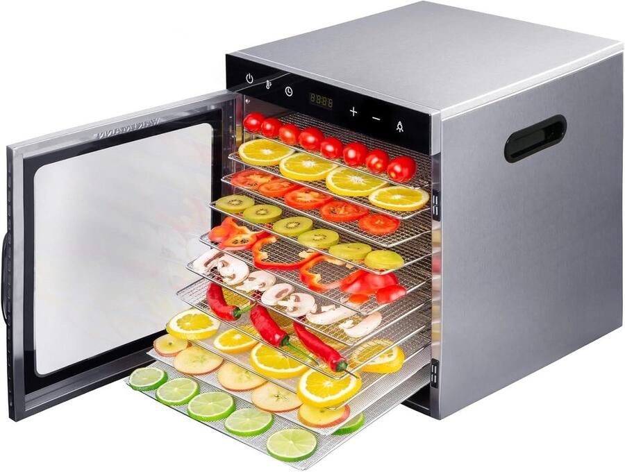 Digitale Voedseldroger Ruimtebesparend en Efficiënt Drogen van Fruit Groenten en Kruiden