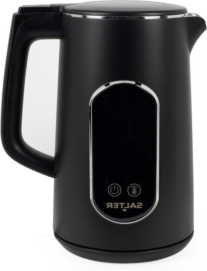 Digitale Waterkoker Elektrische Ketel Dranken Bereiden Instelbare Temperatuur 1.7 Liter Zwart
