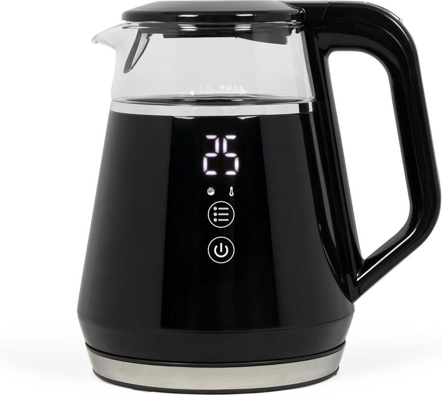 Digitale Waterkoker met Variabele Temperatuur 1L Temperatuurinstelling van 40 erm tot 100 erm