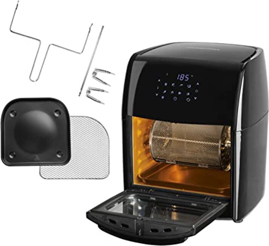 Digitale XL heteluchtfriteuse 12 liter Vetarm en Zacht Koken met 9 Programma's - Foto 3