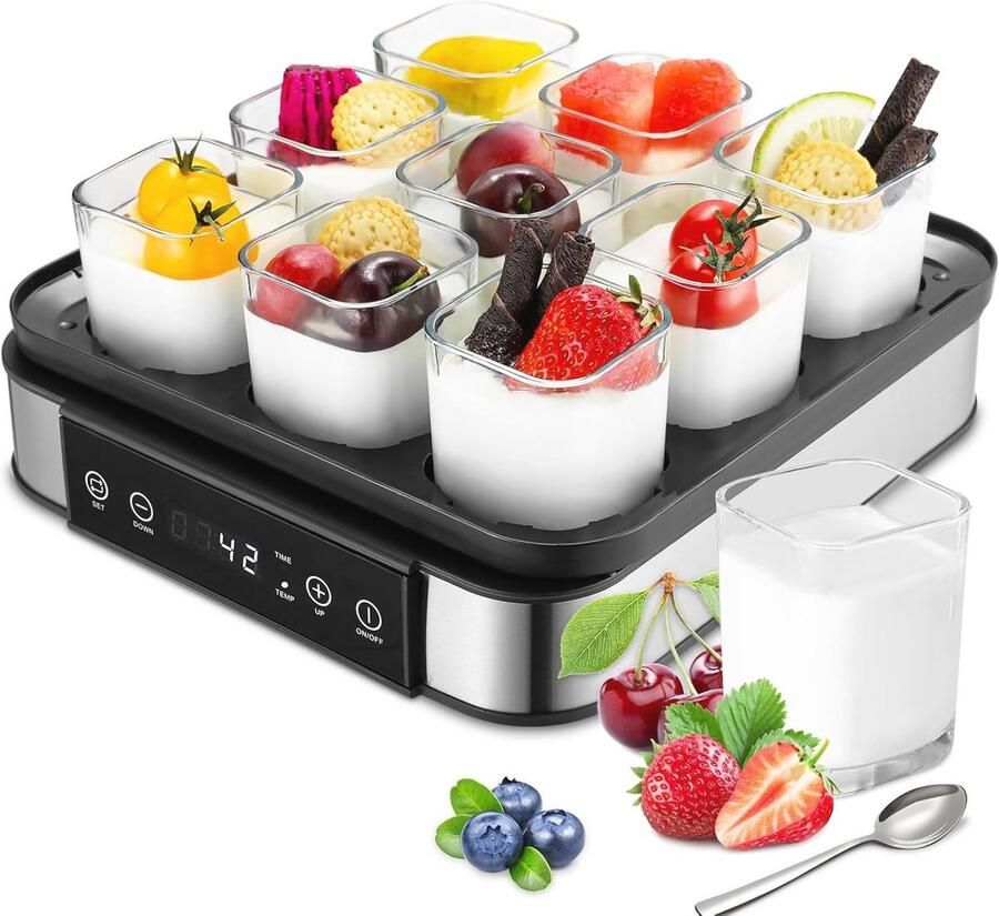 Digitale Yoghurtmaker voor Thuis – Maak Gezonde Griekse Yoghurt Kaas en Natto
