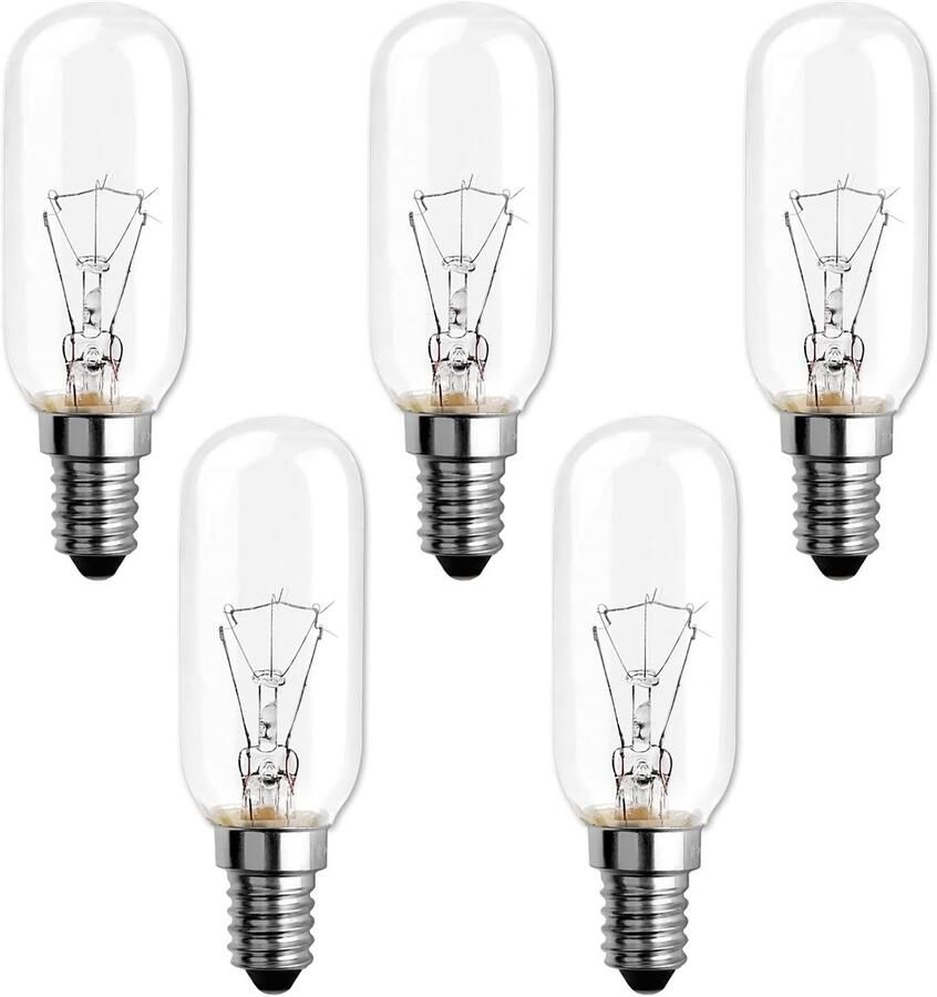 Dimbare E14 Pygmy Lampen voor Afzuigkap Koelkast en Plafondverlichting Warm Wit 2700K 320 Lumen Verpakking van 5 Stuks