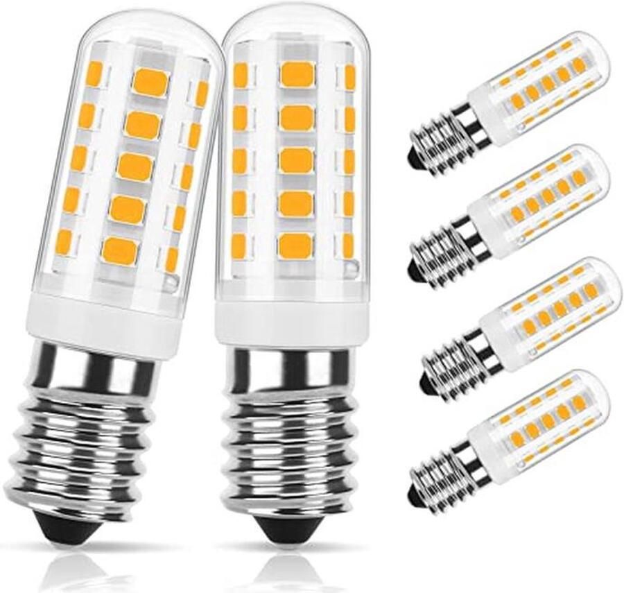 Dimbare LED Lamp E14 voor Afzuigkap en Koelkast Warmwit 2700K 6 Stuks