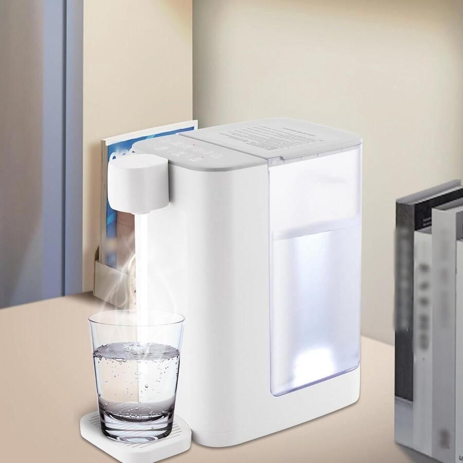 Direct Heetwater Dispenser Directe Waterkoker Instant Snel Water Verwarmen 5 Temperatuur Opties 3 Liter Wit