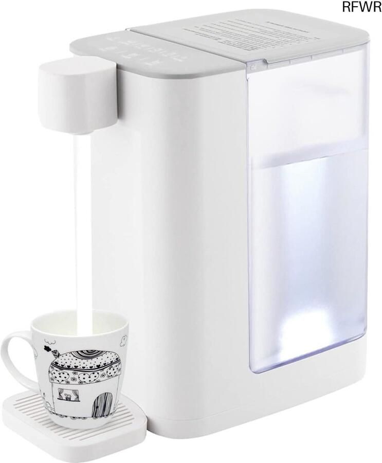 Direct Heetwater Dispenser Elektrische Waterkoker Snel Dranken Maken 5 Temperatuur Opties 3 Liter Capaciteit Wit