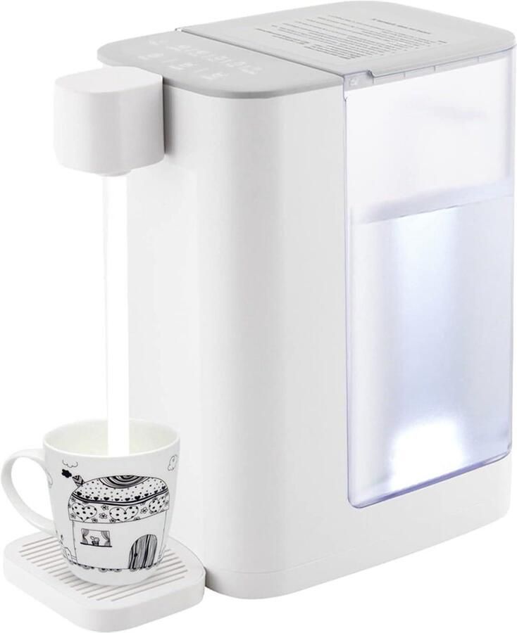 Direct Heetwater Dispenser Waterkoker Direct Warm Snel Water Verwarmen 5 Temperatuur Opties 3 Liter Wit