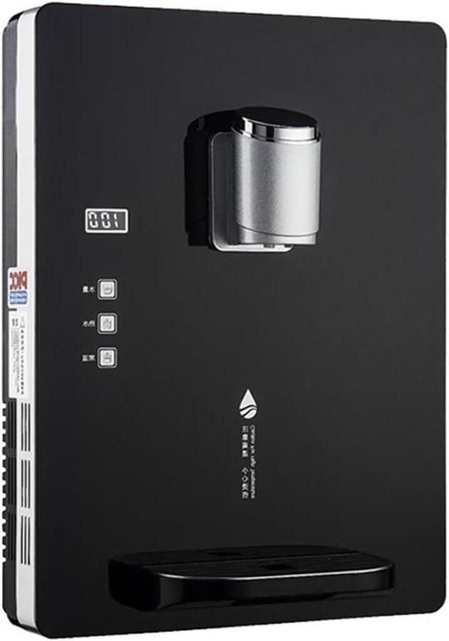 Direct Heetwater Dispenser Kraan Waterkoker Snel Warm Water UV Sterilisatie 31x13.5x42cm Zwart