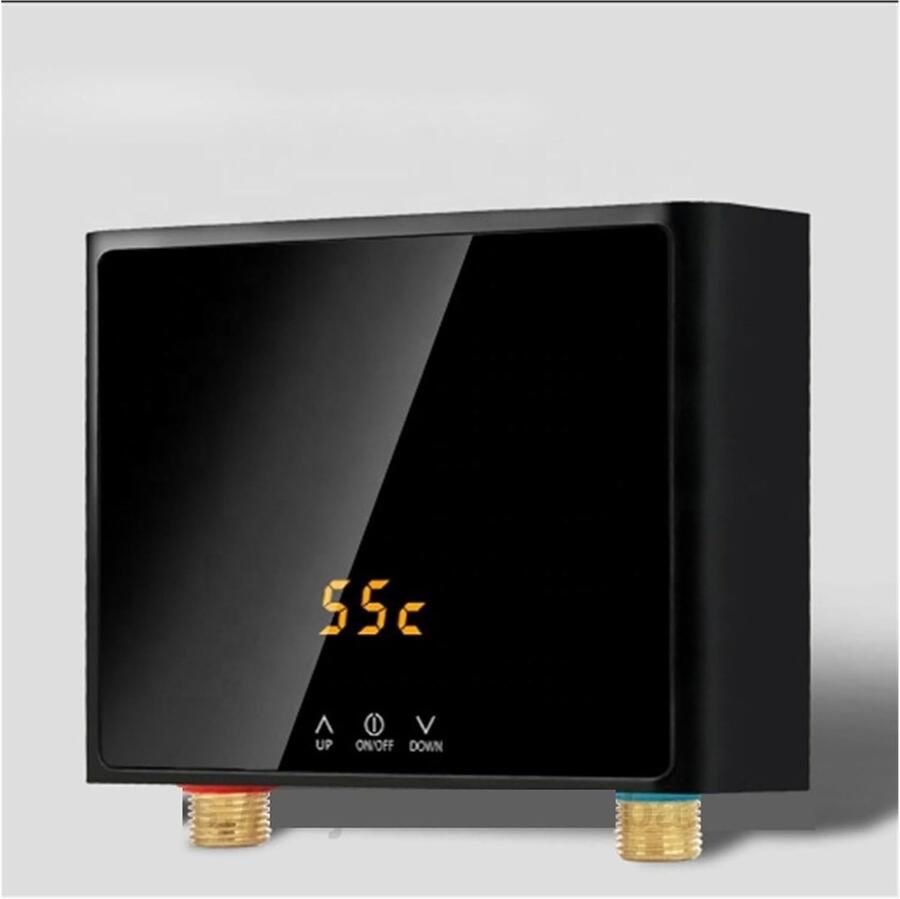 Directe Elektrische Boiler Doorstroomverwarmer Waterkoker Snel Warm Water Automatische Start Stop 3000W Zwart Wit