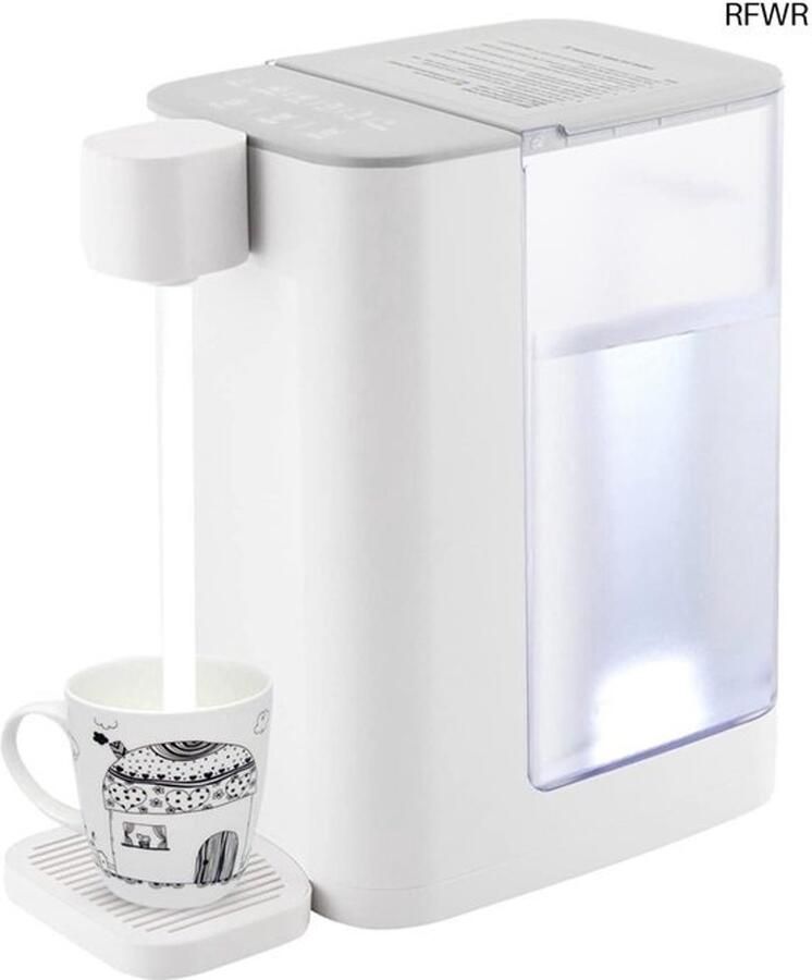 Directe heetwaterdispenser Elektrische waterkoker Snel dranken bereiden 5 temperatuurstanden 3 liter inhoud Wit
