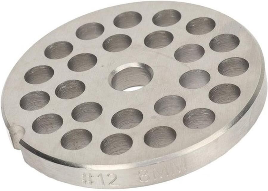 Disc Blade Vervangingsplaat Roestvrij Staal 69mm Diameter 8mm Binnengat Vleesmolen Accessoire Duurzaam en Hygiënisch Vleesmolenplaat