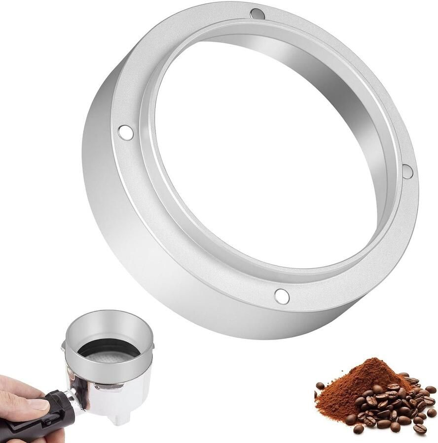 Dispensiekegel 51mm voor koffie gemakkelijke en morsvrije koffievoorziening ideaal voor 51mm portafilter – Perfecte verdeling voor espresso thuis