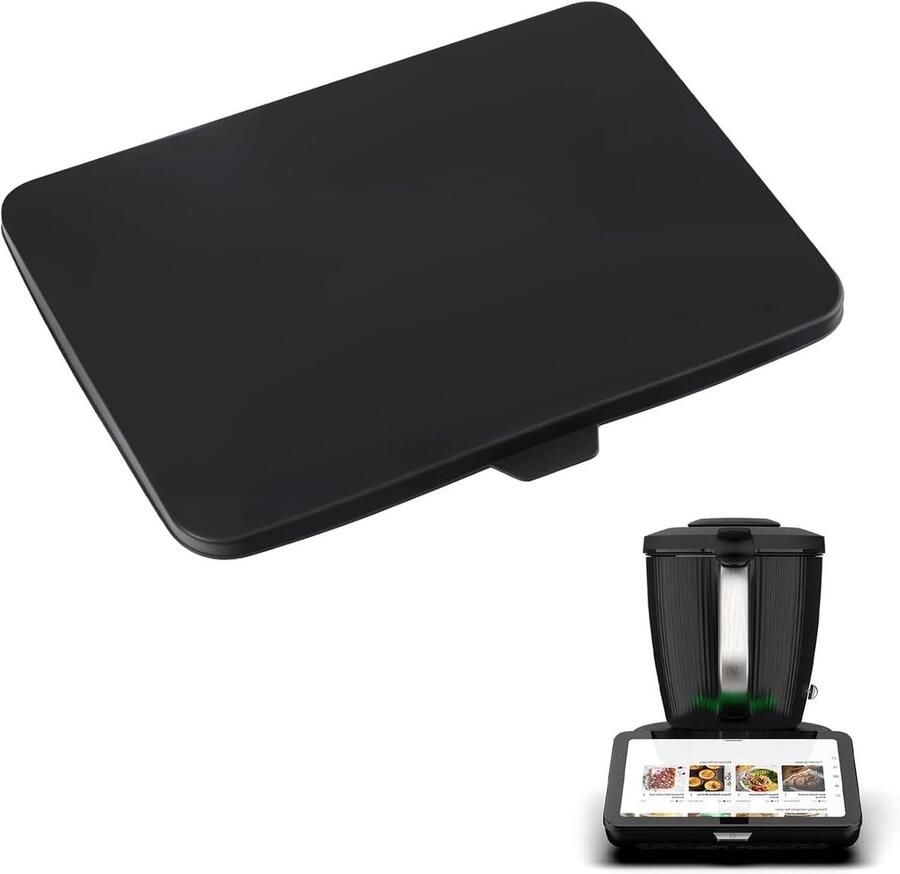 Displaybeschermfolie voor TM7 keukenmachine siliconen afdekking touchscreen-bescherming waterdicht en stofdicht accessoires voor optimale bescherming en gebruiksgemak (zwart)