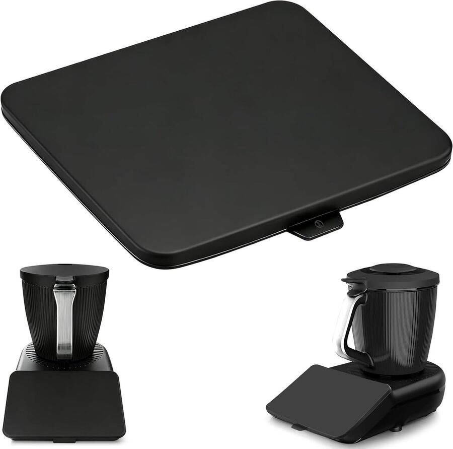 Displaybescherming voor Thermomix TM7 krasbestendige en waterdichte siliconen afdekking stofdicht en duurzaam accessoires voor keukenmachines zwart en praktisch