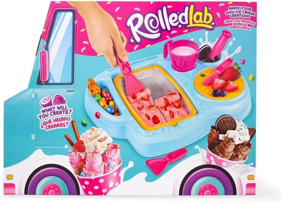 DIY IJsrol Machine Set Zonder Elektriciteit Maak Zelf Rolijs Inclusief Gereedschap