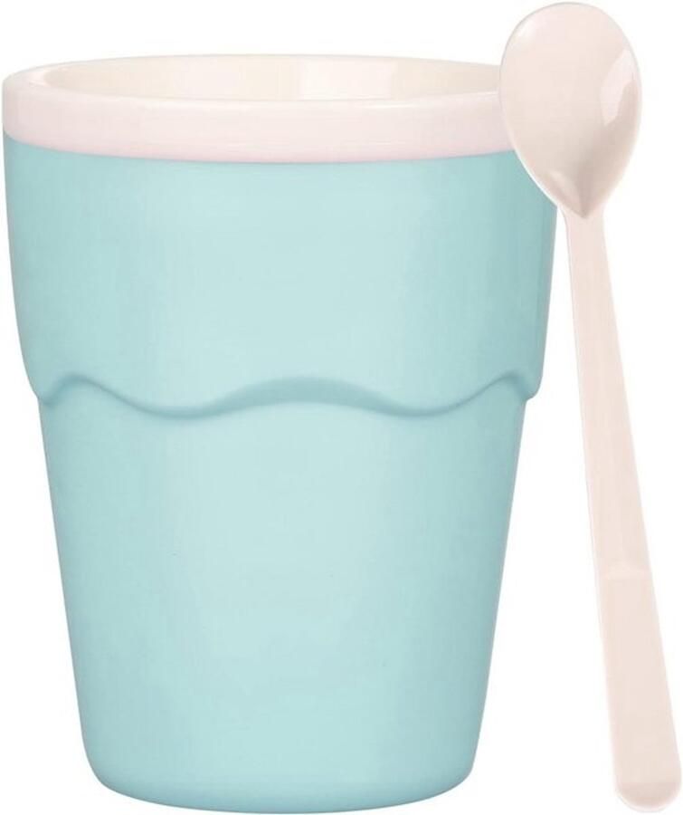 DIY Slushie Maker Beker met Lepel Snel IJskoffie Smoothie of Milkshake Maken