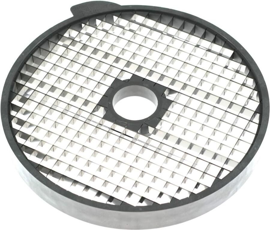 Dobbelrooster Keukenmachine Snijschijf Blokjes Groenten Fruit Snijden Origineel Onderdeel 10mm x 10mm Zilver