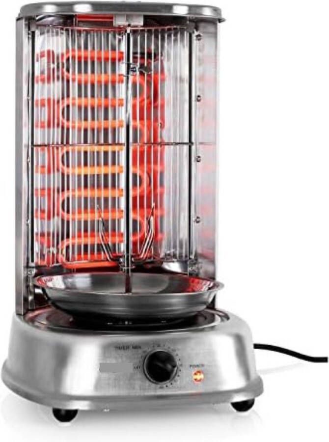 Doner Grill Kebab Grill Verticale Grill Zilver