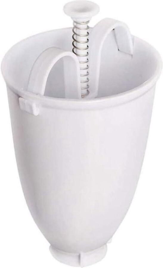 Donut Maker Bakvorm Donut Zelf Gebak Maken Handmatige Bediening 18 cm Wit