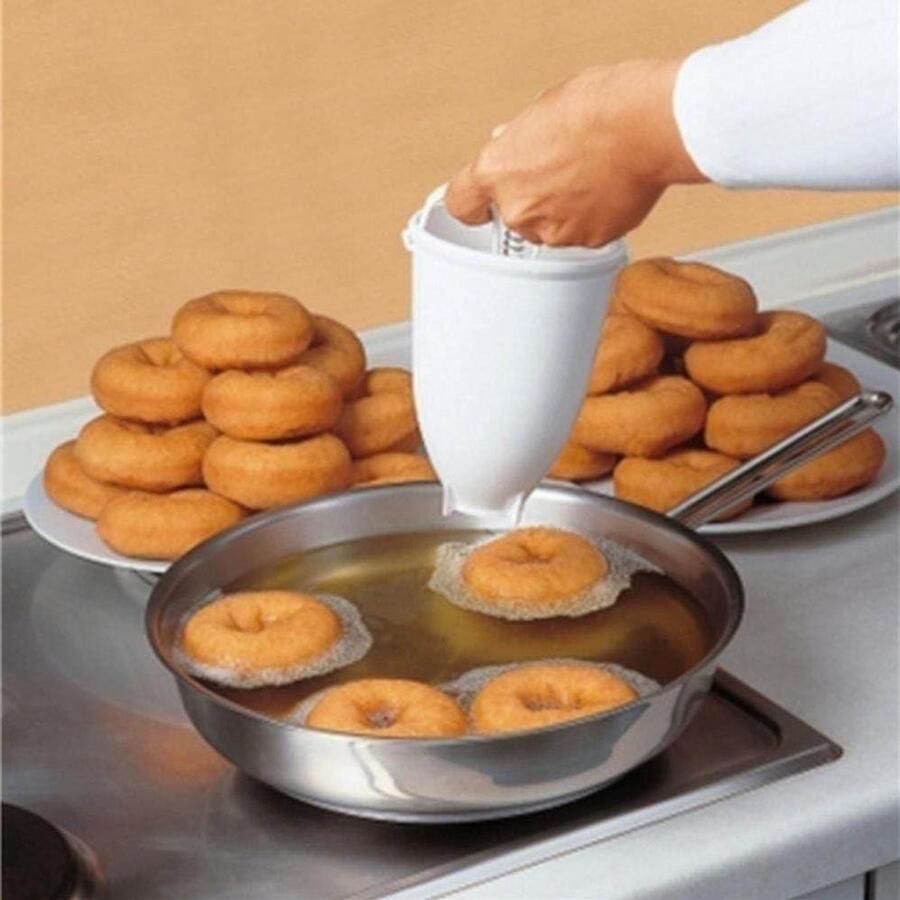 Donutmaker Bakvorm Pannenkoeken Snel Gebak Maken Gelijkmatige Porties 18 cm Hoogte