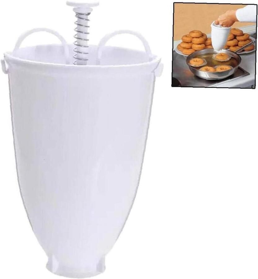 Donut Maker Bakvorm Zelf Bakken Handmatige Bediening 9x18cm Stijl 1