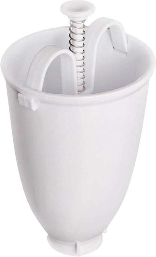 Donut Maker Beslag Dispenser Zelf Gebak Maken Lichtgewicht Plastic 18 x 10 x 10 cm Wit