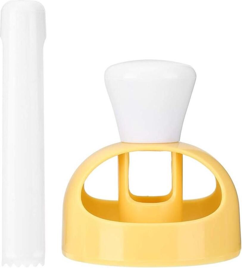 Donut Maker Bakvorm Set Zelf Gebak Maken Ergonomisch Handvat 8cm Diameter Bruin