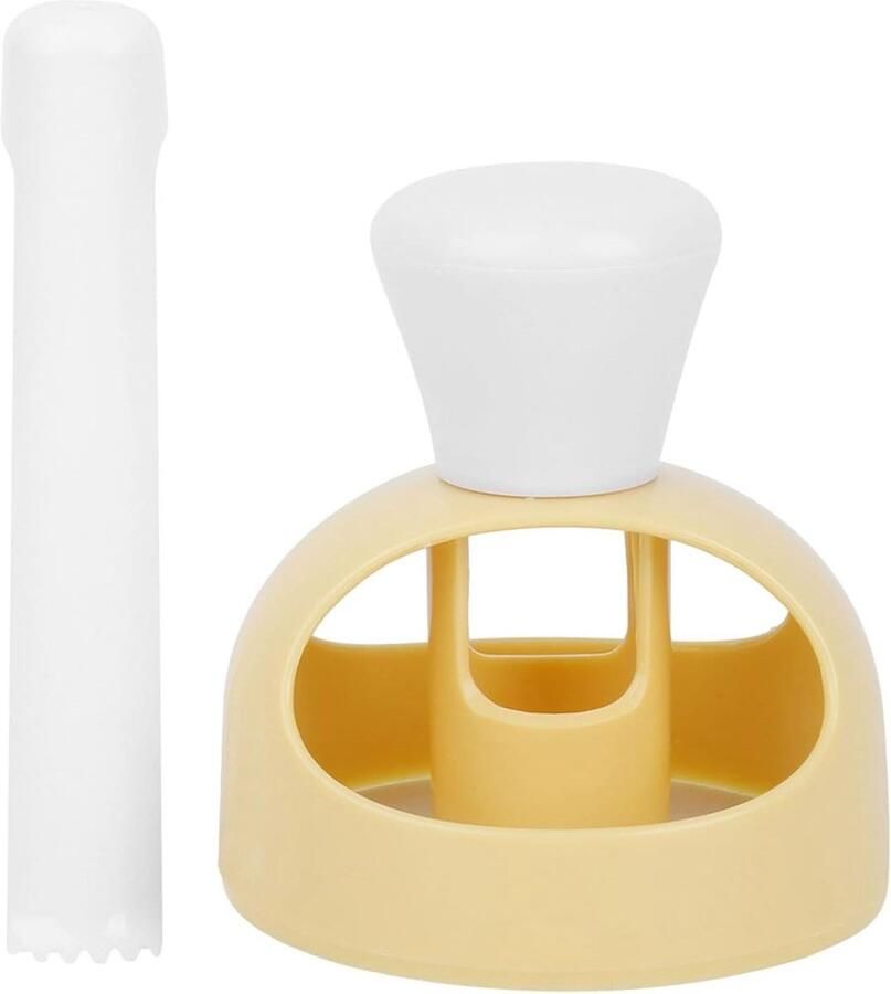 Donut Maker Donut Vorm Zelf Donuts Maken Lichtgewicht Ontwerp 8 cm Geel