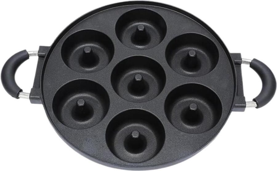Donut Maker Donutvorm Cakevorm Zelf Gebak Maken 7 Gaten Non-Stick 329 x 72 cm Grijs