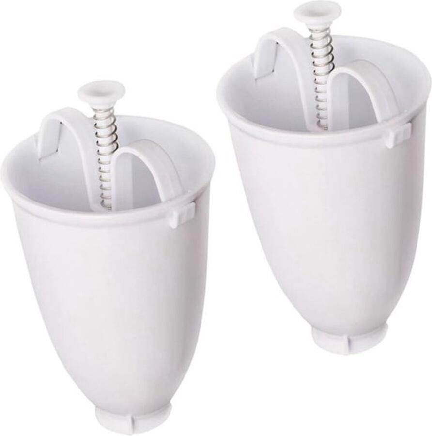 Donut Maker Gereedschap Bakvorm Desserts Gezinsactiviteiten Bakken Eenvoudig Lichtgewicht 18x10x10cm Wit
