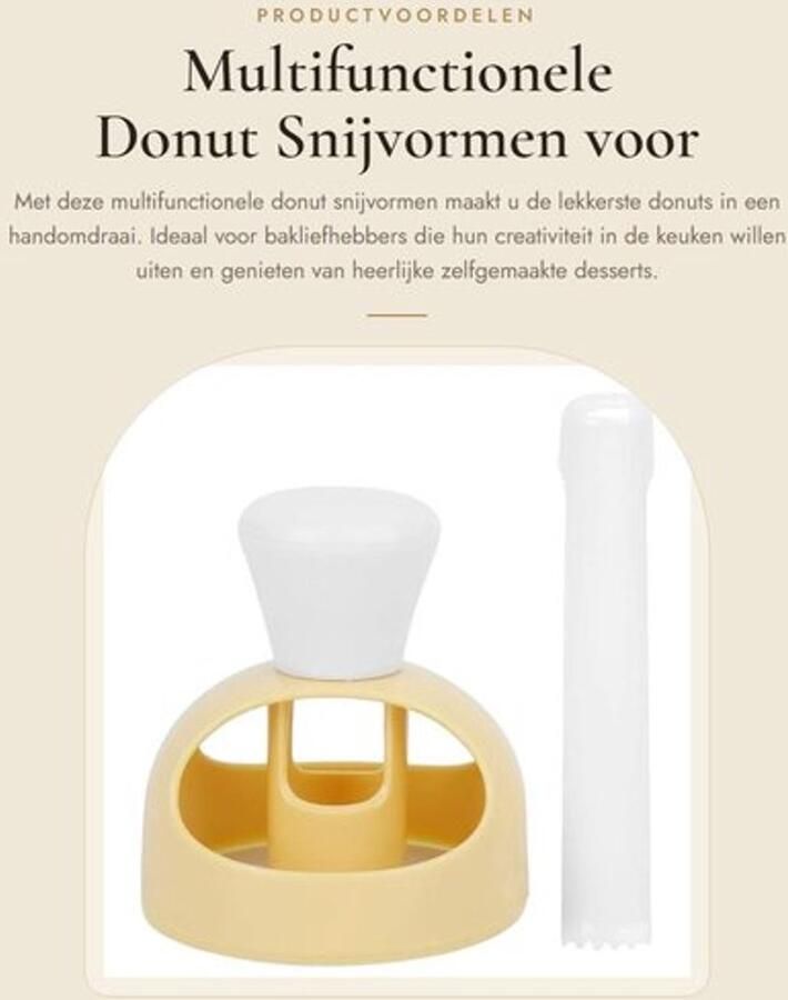 Donut Snijvormen Multifunctioneel Bakvormen Keuken Accessoires Cake Maken Desserts Hoogwaardige Materialen Bakvorm