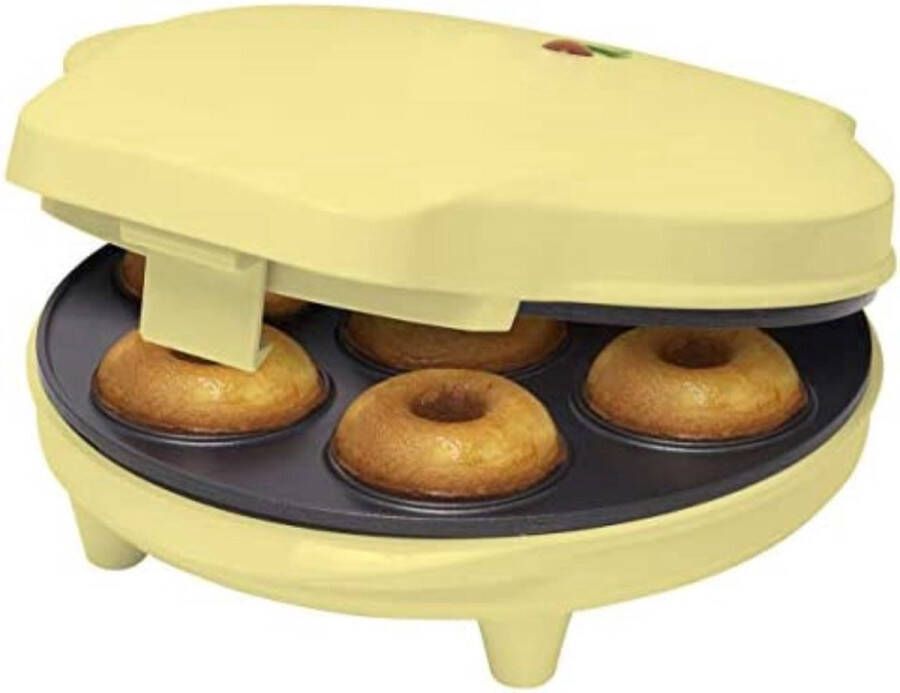 Donutmaker Donut Bakvorm 700W Geel