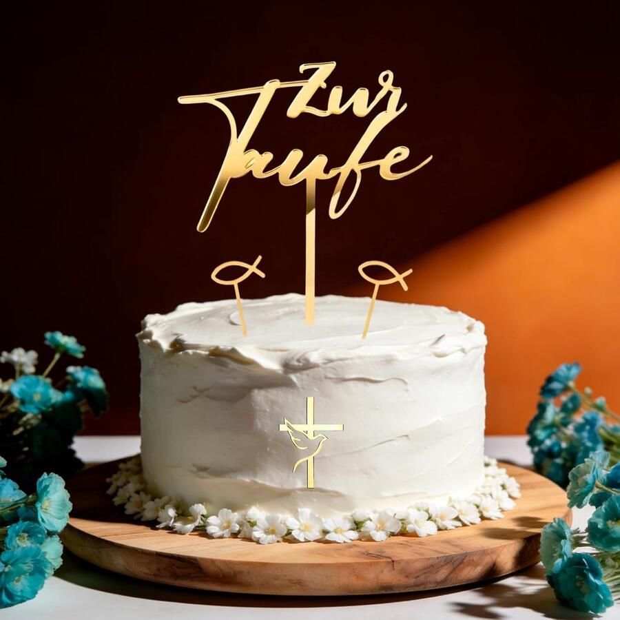 Doop decoratie cake doop taartdecoratie doop