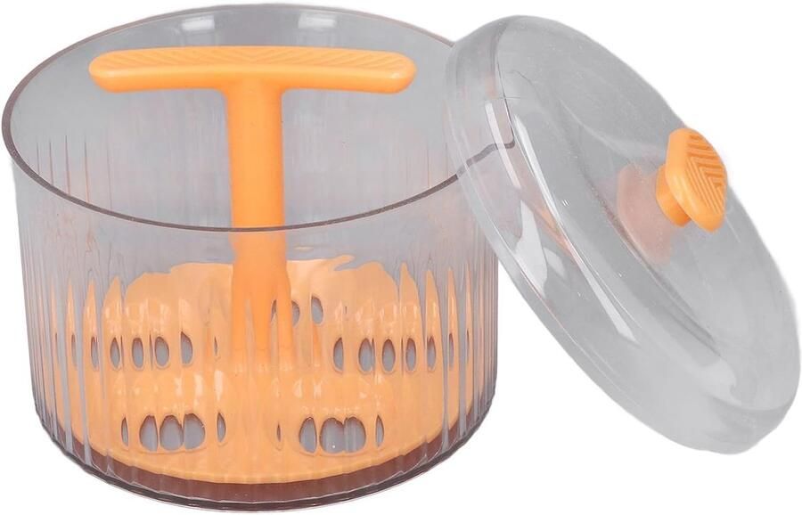 Doorschijnende Gehaktbal Maker Handmatige Gehaktbal Maker 5 Ballen Gehaktbal Maker Tool Keuken Gehaktbal voor Kookgerei (Orange)