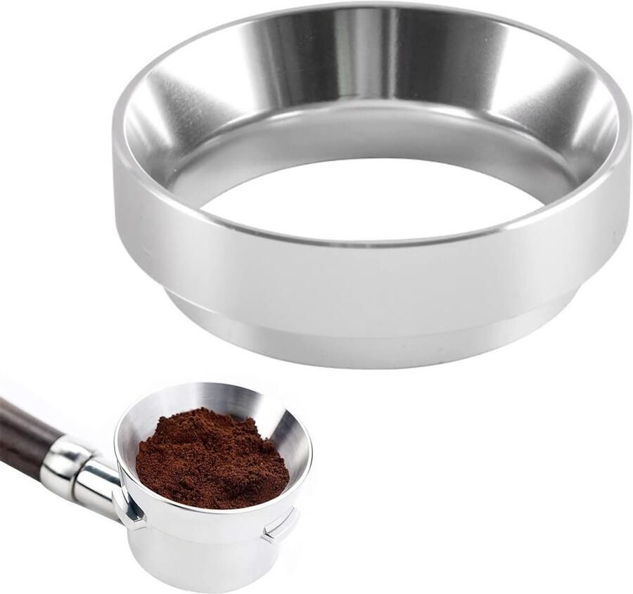 Dosing Funnel 58mm voor Espresso Magnetische Dispenseer Ring Barista Accessoires Aluminium Koffie Bereiding Professionele Koffie Tools