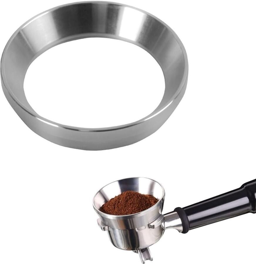 Dosing ring voor espresso 58 mm roestvrij staal perfecte koffie dosering espresso funnel en accessoires voor barista's