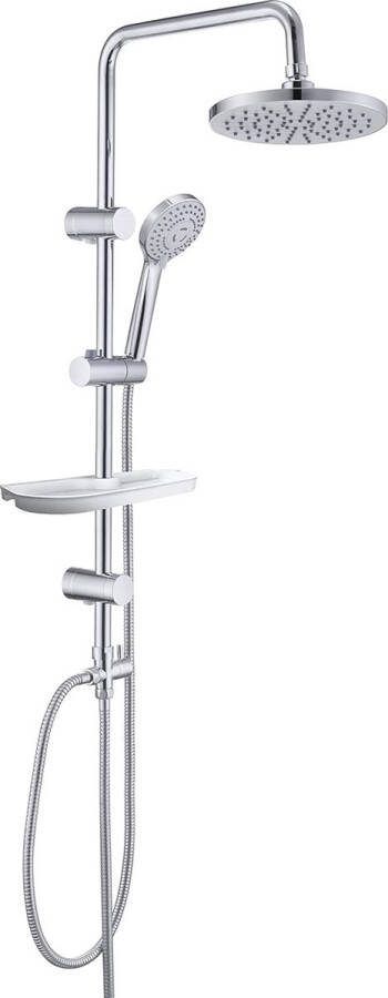 Dubbele kookplaat 2400W Infrarood Glaskeramiek Mobiele Kookplaat 2 x 18 cm Kookzones 5 Temperatuurniveaus Oververhittingsbeveiliging Elektrisch Zilver - Foto 2