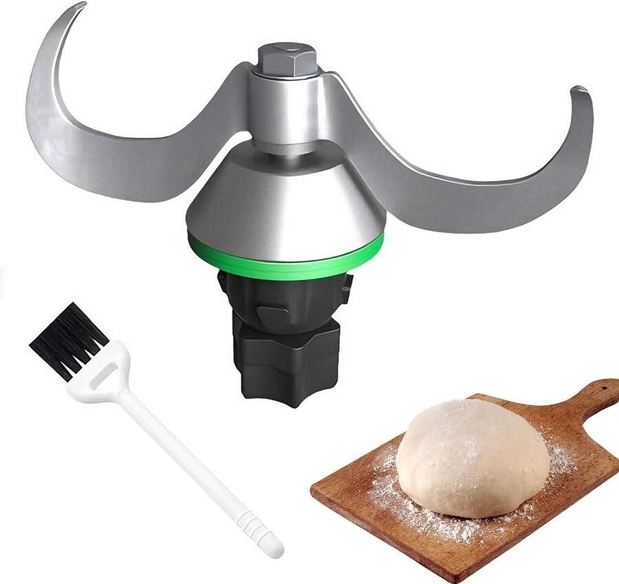Dough Knife voor Thermomix TM6 en TM5 Roestvrijstalen Mengmes Vervangonderdeel voor Keukenmachine Makkelijk Schoon te Maken Bakgereedschap Koken en Bakken Keukenaccessoires - Foto 1