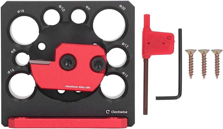 Dowel Maker Jig 8-20mm carbide aluminium soepel en precies snijden Homevero