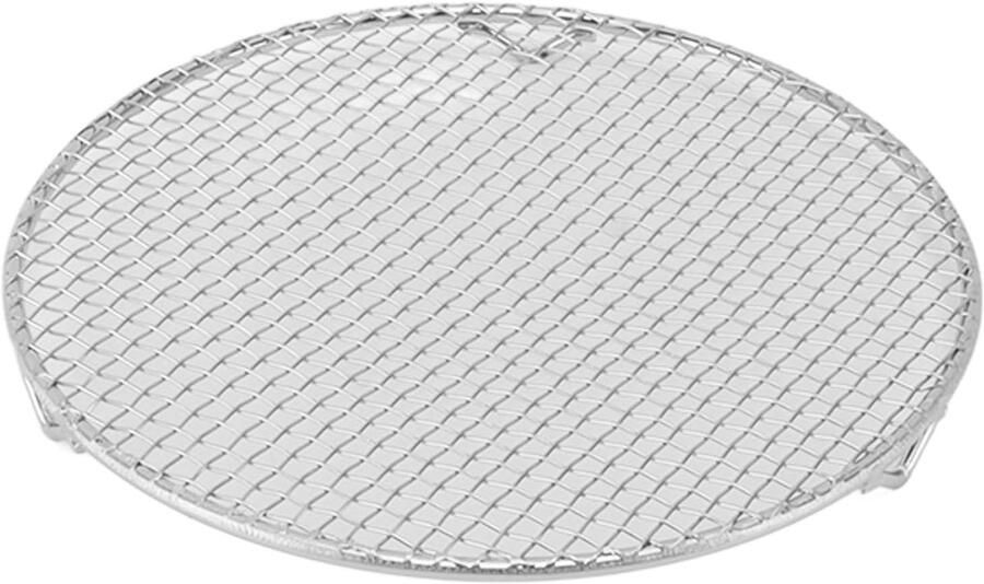 Draadkoelrek Bakrooster Grillrek Bakken Grillen Hittebestendig Roestvrij Staal 16CM Rond