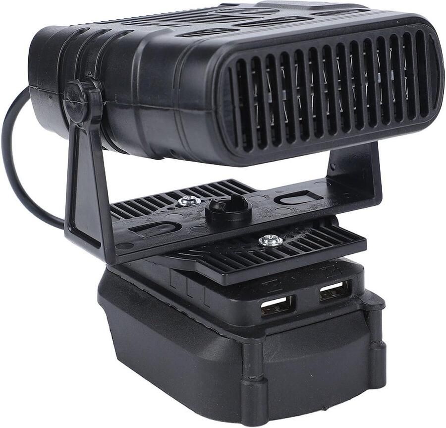 Draadloze Auto Verwarmer Draagbare Ontdooier Auto Opwarmen Instelbare Windsnelheden 170W Zwart