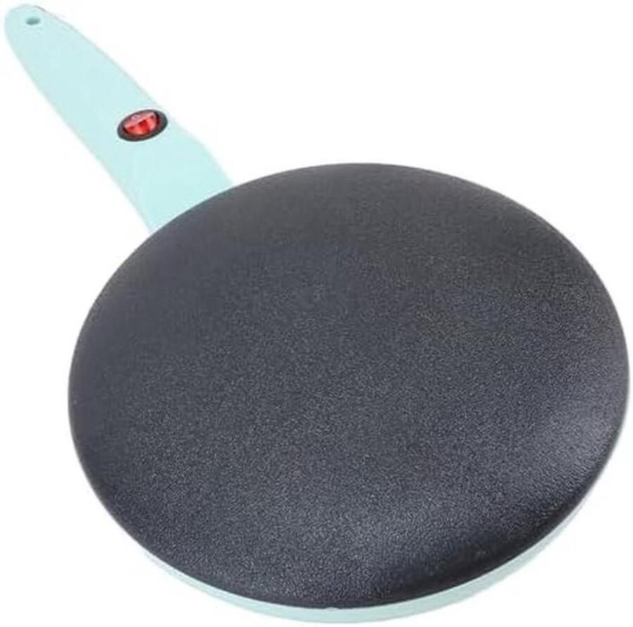 Draadloze Crêpemaker 8 Inch Ronde Elektrische Crêpemaker Gemakkelijk Schoon Te Maken Automatische Temperatuurregeling Anti-aanbakplaat met Bakje Siliconen Spatel en
